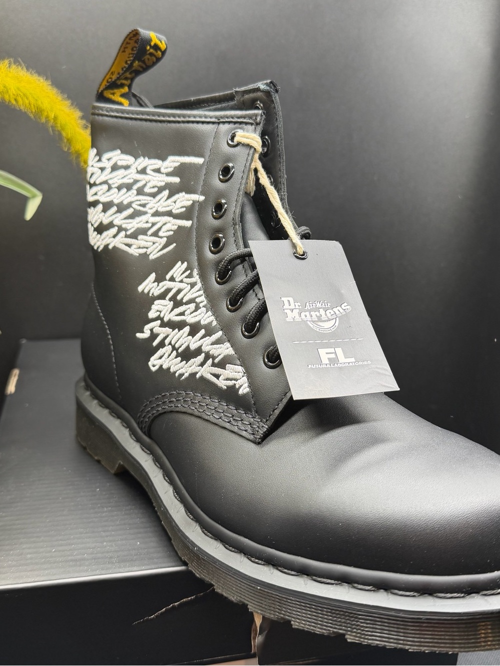 Dr. Martens Black 1460 Futura Embroidered Lace-Up Boot - Picture 5 of 9